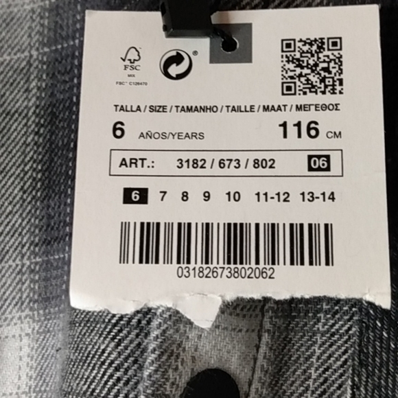 Zara Youth flannel with hoodie - Picture 11 of 11